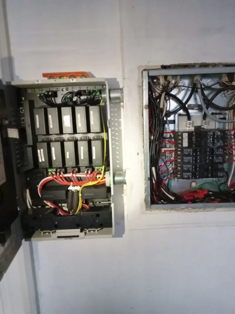 Electrical panel upgrade completed for Electrical Inspection in Johnston